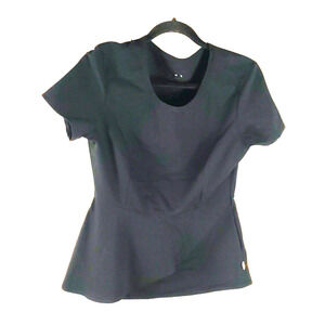 Urban Women's Scrub Top Size XSM Black No Iron